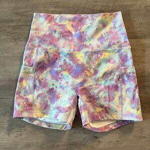 Born Primitive Multicolor Tie-Dye Bike Shorts